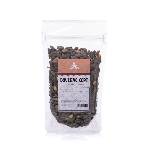 Dovleac miez copt cu sare roz de Himalaya 250g